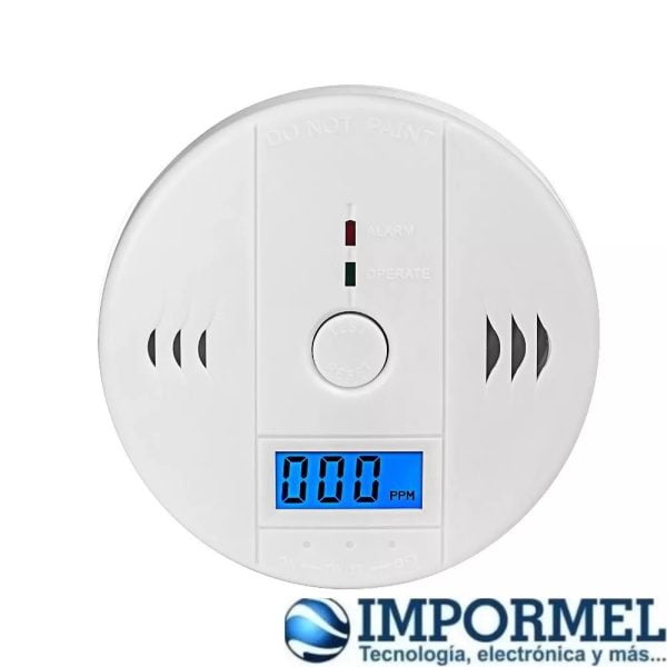 Detector De Gas Co Monoxido Carbono Sensor Alarma Casa