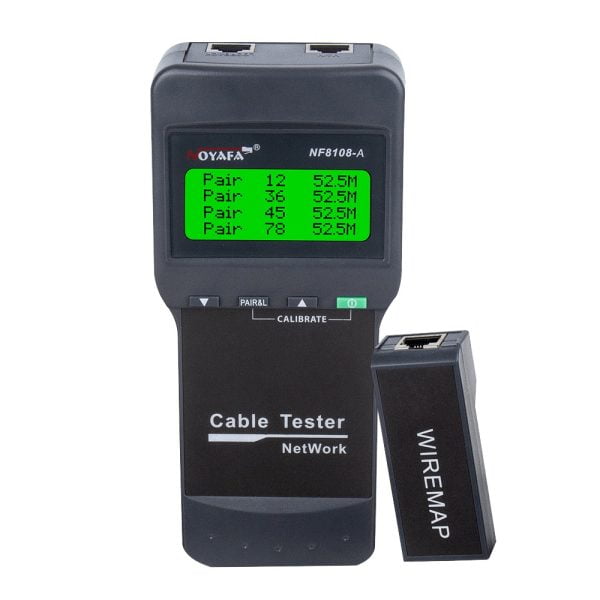 Lan Tester Lcd Cables Red Voz Y Datos Nf-8108 Profesiona