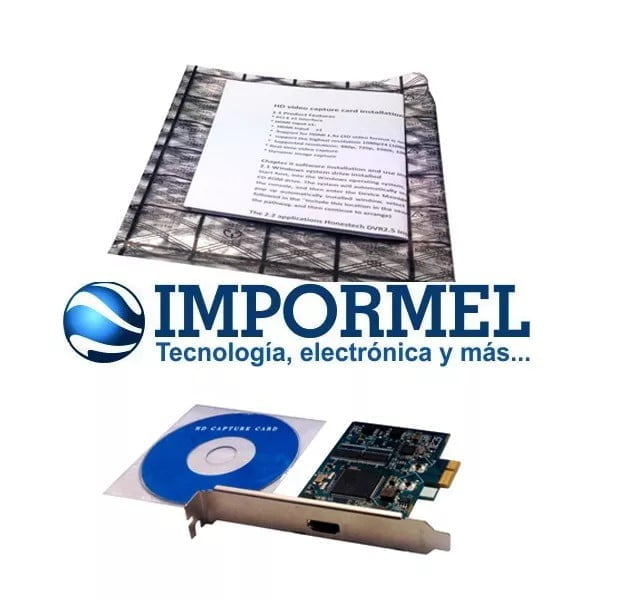 Capturadora De V deo Hdmi Hd 1080p Win8 Win10 Blu ray Pci e Impormel