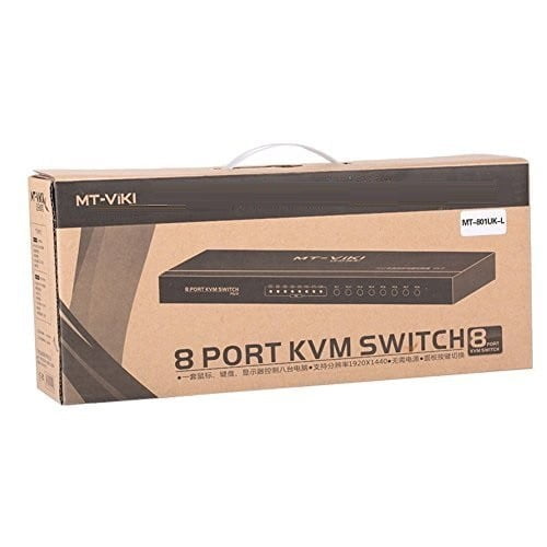Kvm Switch 8 Puertos Usb Vga Con Extension Remota 1920*1440