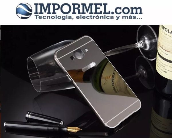 Estuche Carcaza Samsung S7 Edge Aluminio Espejo