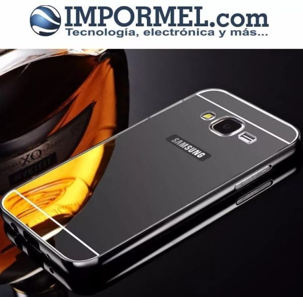 Estuche Carcaza Samsung S7 Edge Aluminio Espejo