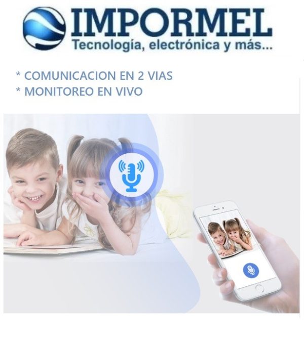 Cámara Ip Inalambrica Robótica Wifi Celular Audio 720p Noche