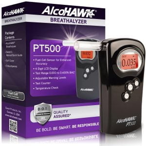 Alcohawk Pt500 Alcoholimetro Alta Precision Profesional Fda