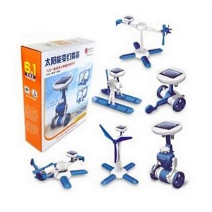 Robot Solar 6 En 1 Molino Avion Helicoptero Automovil