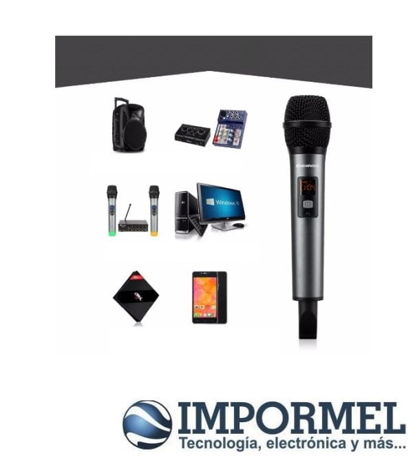 Microfono Wireless Inalambrico Usb Excelvan K18v Bluetooth