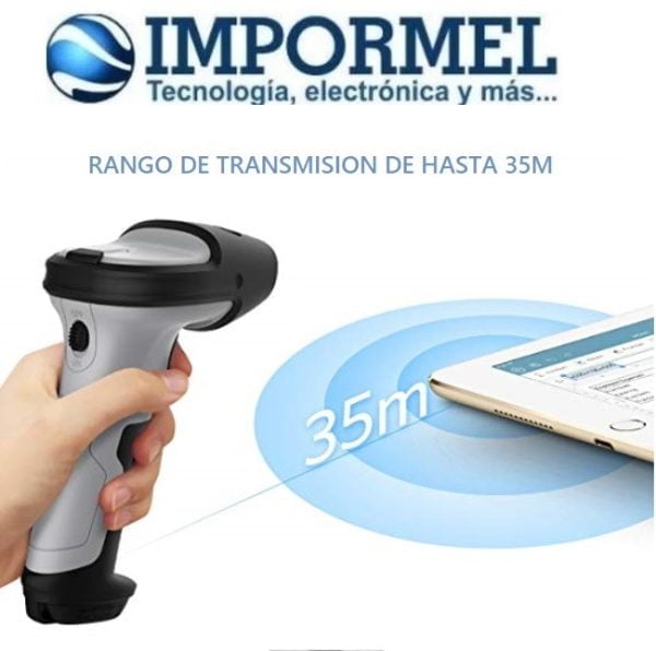 Escaner Codigo De Barras Inalambrico Bluetooth Inateck Resis