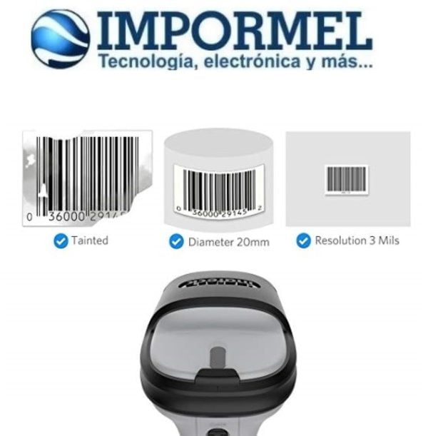 Escaner Codigo De Barras Inalambrico Bluetooth Inateck Resis
