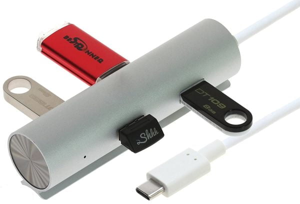 Hub Adaptador Tipo C Usb Para Macbook Ethernet Usb 3.0 Alum