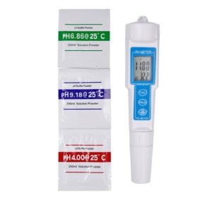 Medidor Portátil De Ph Y Temperatura Digital Calidad Agua