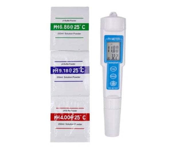 Medidor Portátil De Ph Y Temperatura Digital Calidad Agua