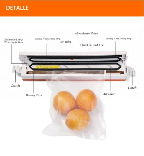 Maquina Empacadora Selladora Al Vacio Alimentos Envasado