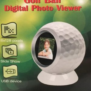 Porta Retrato Digital Foto Usb 100 Fotos Pelota Golf