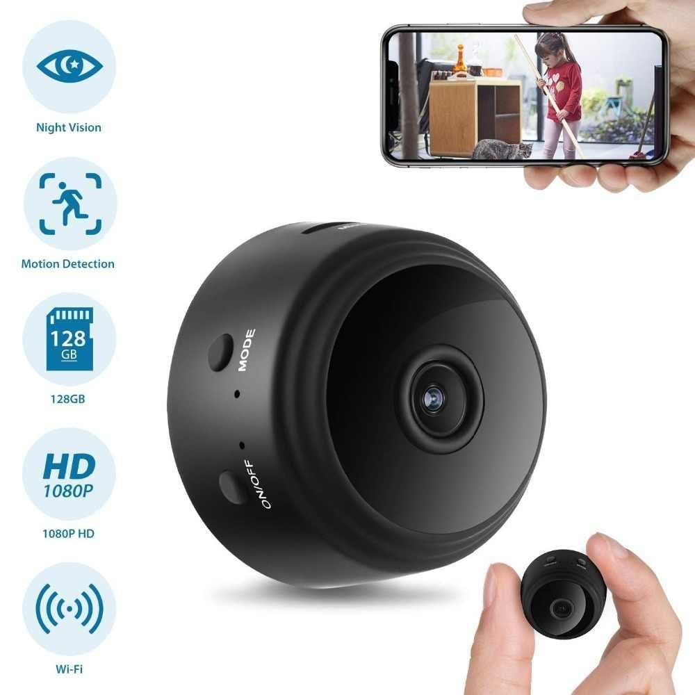 Como Usar Mini Camera Espia Wireless WiFi HD 1080P Camara Oculta, Visión  Nocturna 