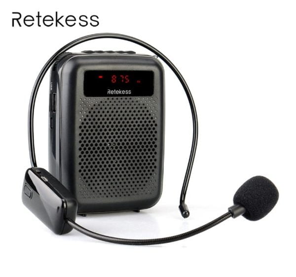 Micrófono Inalámbrico Altavoz Portátil Amplificador Voz Fm