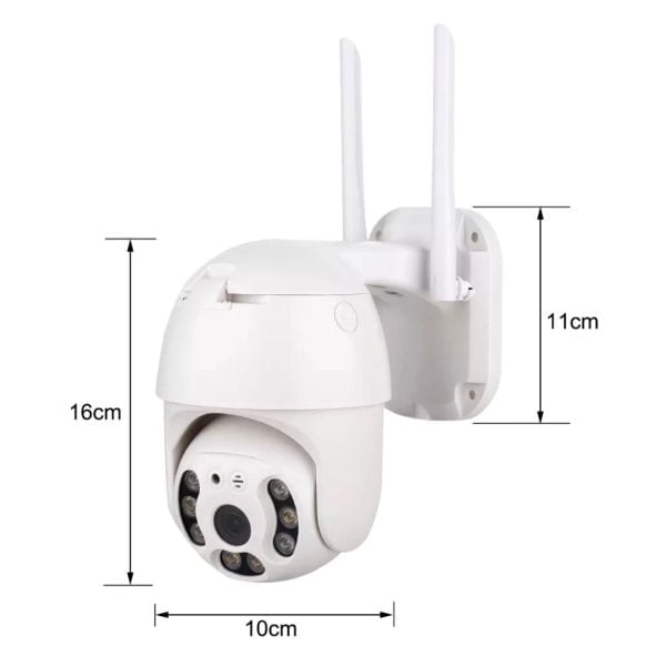 Cámara Panorámica De 360 Grados Exterior Ip Onvif Cctv