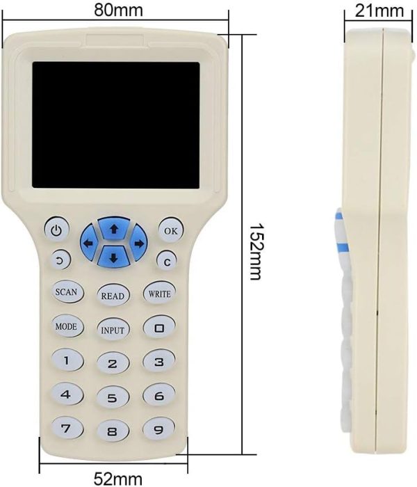 Rfid Copiadora Duplicador Clonador Rfid Hid 125khz 13.56mhz
