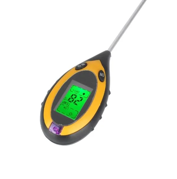Medidor Ph Humedad Temperatura Luminosidad 4 En 1 Plantas