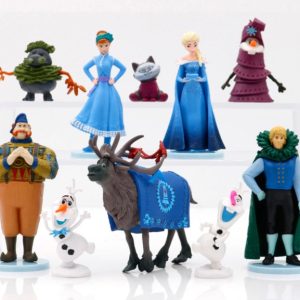 Set De Juguetes De Frozen Muñecos Elsa Ana Olaf Sven Kristof