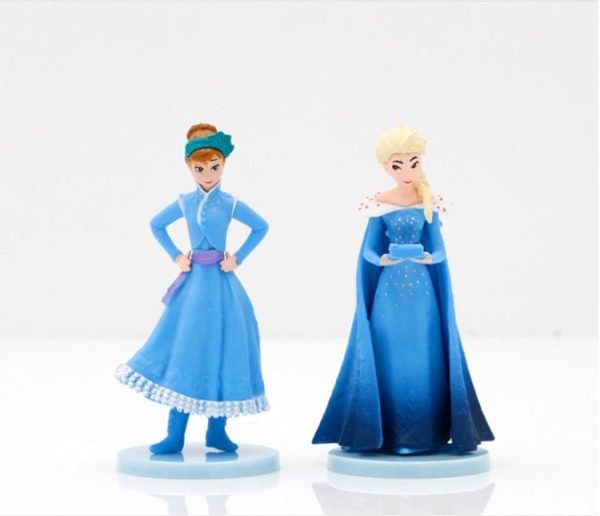Set De Juguetes De Frozen Muñecos Elsa Ana Olaf Sven Kristof