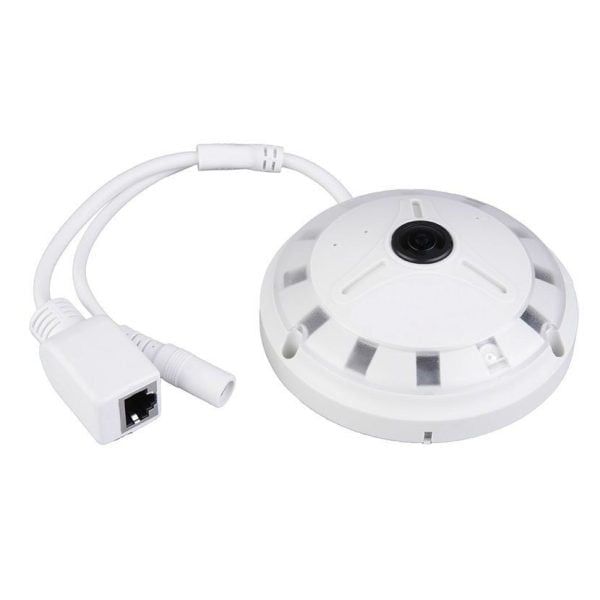 Camara Ip 360 1.3 Mp Gran Angular Ojo De Pez Audio