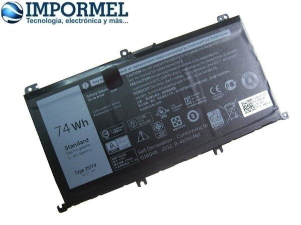 Bateria Dell Inspiron 15 7559 15 7000 7566 7566 7567 74wh