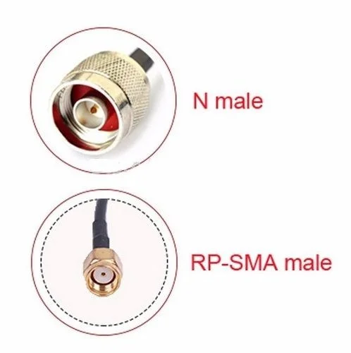 Cable Pigtail N Macho A Rp-sma 1m Ap Router Ubiquiti Mikro