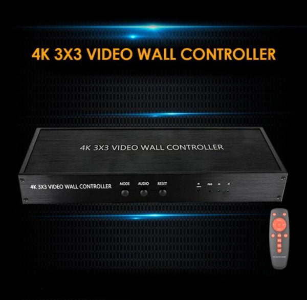 Controlador Video Wall Videowall 3x3 Usb Hdmi Vga Dvi