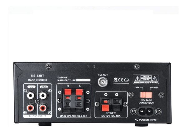 Amplificador Musica Sonido Ambiental Perifoneo Bluetooth Mp3