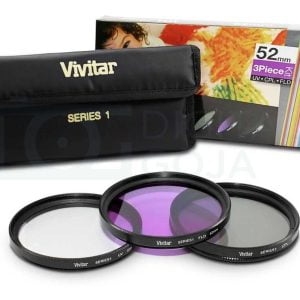 Vivitar Kit Filtro De Lente 3 Piezas 67mm Uv Cpl Fld Canon