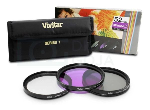 Vivitar Kit Filtro De Lente 3 Piezas 67mm Uv Cpl Fld Canon