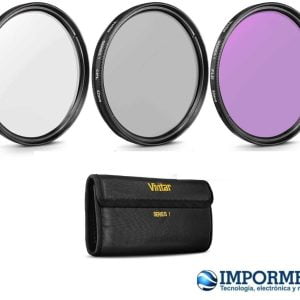 Vivitar Kit Filtro De Lente 3 55mm 18-55mm Uv Cpl Fld Sony