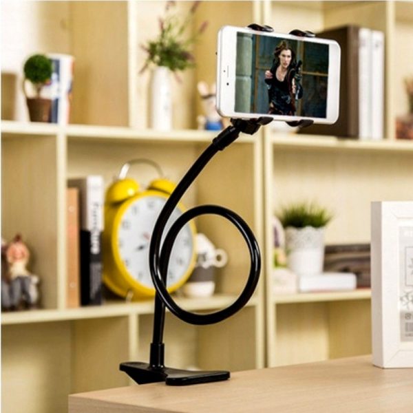 Soporte Brazo Flexible Celular Escritorio Mesa 360 Grados