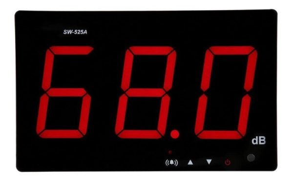 Sonometro Digital Medidor Sonido Decibelios Monitor Pared