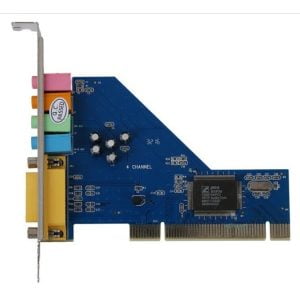 Tarjeta De Sonido Audio 4 Canales Pci Computador Chip 3D