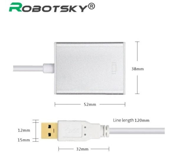 Convertidor Adaptador Usb 3.0 A Hdmi Hd 720p 1080p Win 10