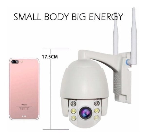 Camara Seguridad 360 Grados Ip 3g 4g Sim Wifi 960p 20m Cctv