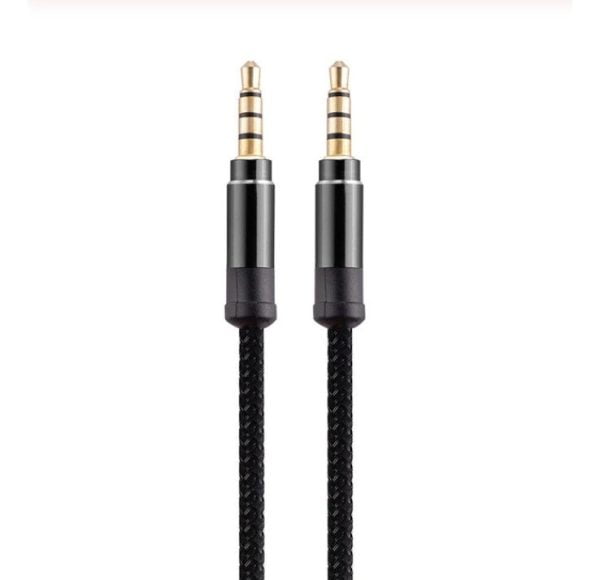 Cable Auxiliar Audio 3.5 Mm 1.5m iPod Radio Calidad Nylon