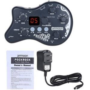 Multiefectos Para Guitarra Pedal Bateria Pock Rock Portatil