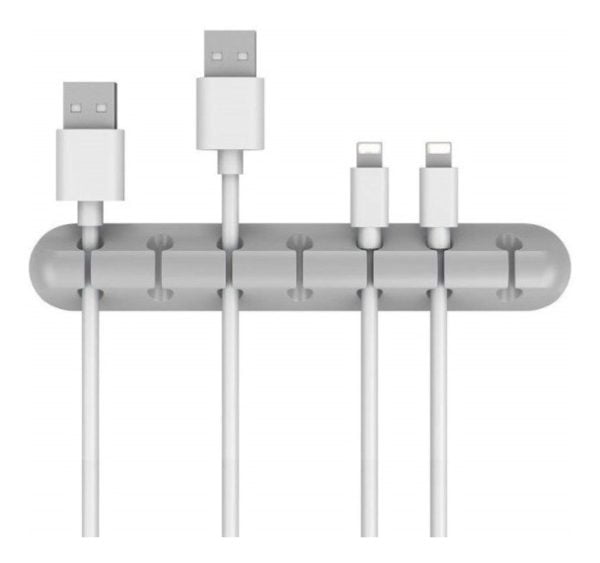Organizador de cable silicona telefono carga auricular mouse