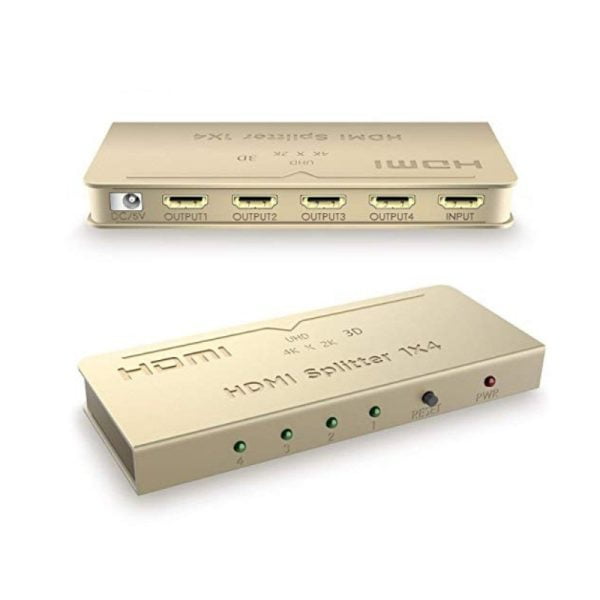 Splitter Hdmi 1x4 1 Entrada 4 Salidas 1080p 3d Ultra Hd 4k