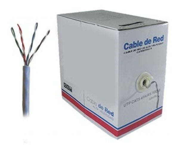 Cable Utp Interiores Categoria 5e Cat5e Rollo 305m