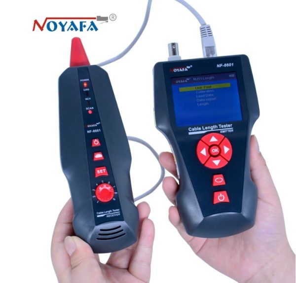 Probador Tester De Cable De Red Nofaya Nf-8601w Lcd Bnc Rj45