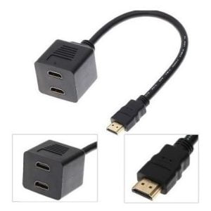 Cable Hdmi A 2 Hembras Splitter X 2 Monitores 1080p Impormel