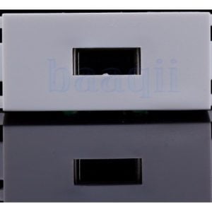 Faceplate Conector Usb 2.0 Hembra Con Bornera Trasera