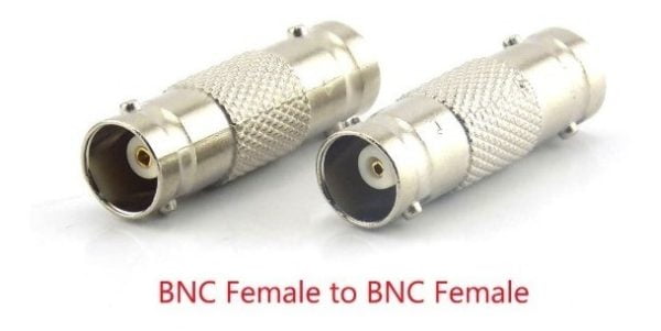 Conector BNC - RCA Hembra Macho Adaptador Camaras Cctv