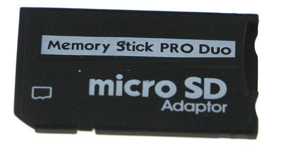 Adaptador Psp De Memoria Micro Sd A Memory Stick Pro Duo