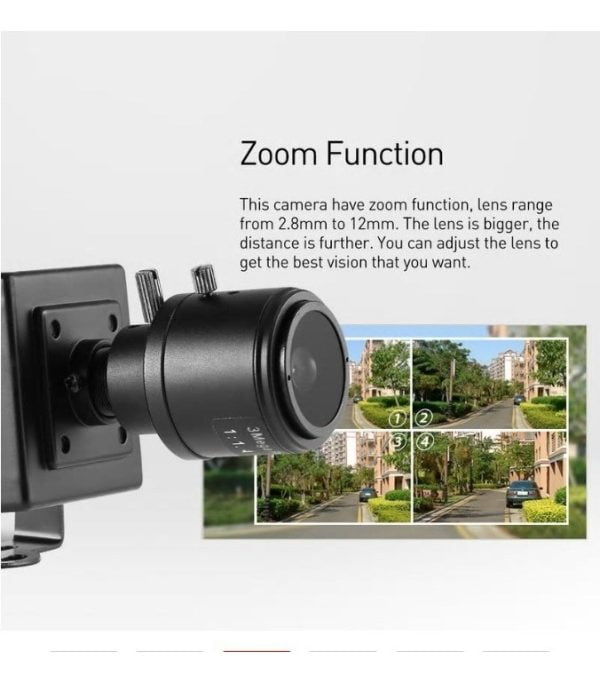 Mini Camara Espía Ip Red Oculta 1080p Foco Variable Onvif