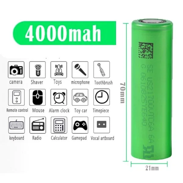 Batería Basen Imr 21700 Recargable 4000mah 30a
