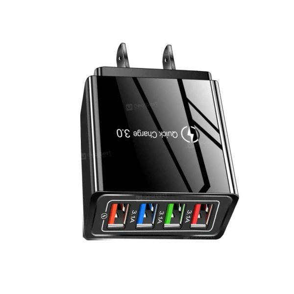 Cargador Celular Tablet Multi Puerto 4 Puertos Usb Quick 3.0